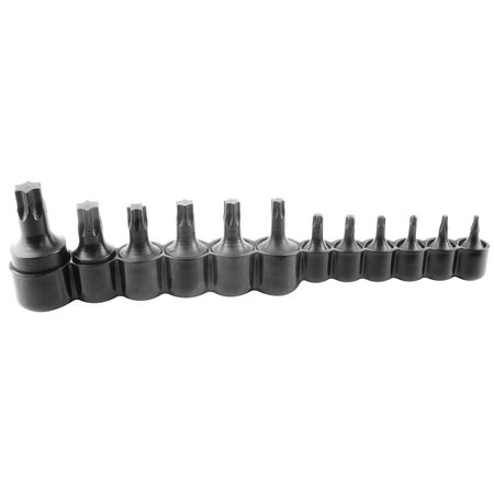 K-TOOL INTERNATIONAL Internal Torx Socket Set, 12 pcs. KTI-22601